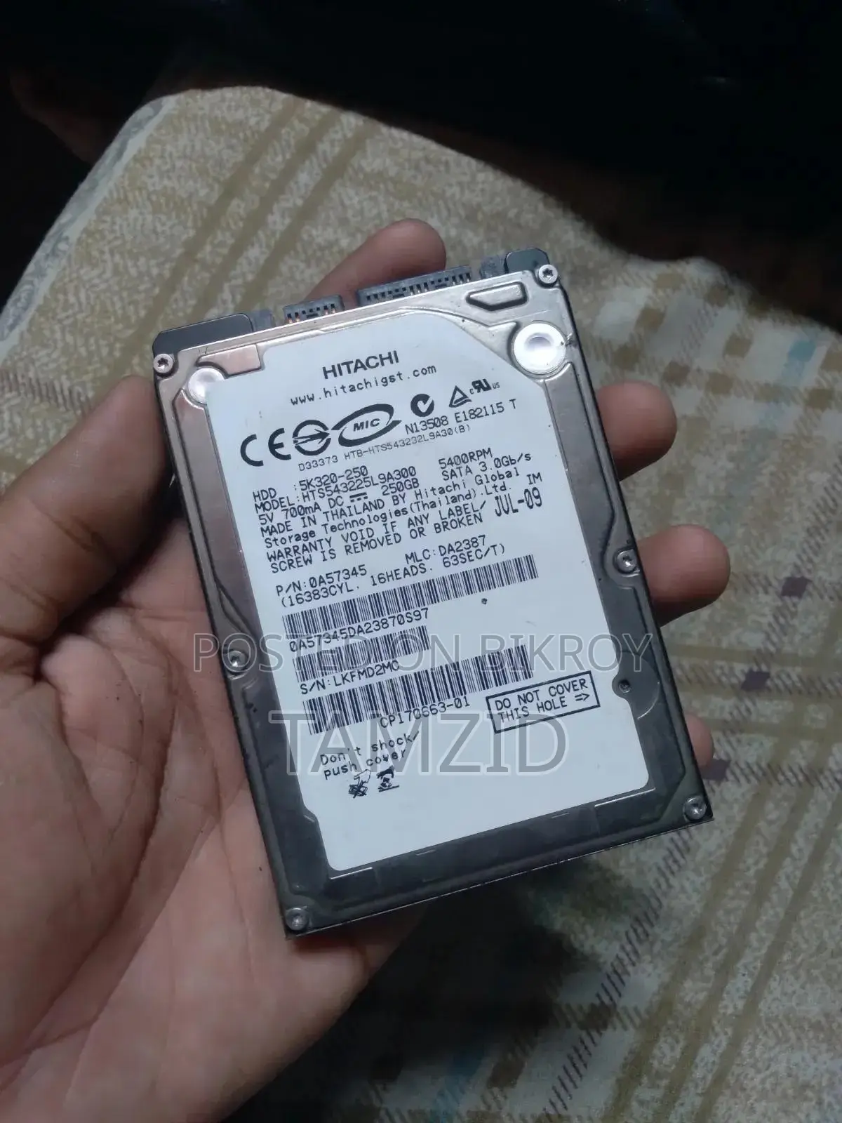 Hitachi HDD 250 GB