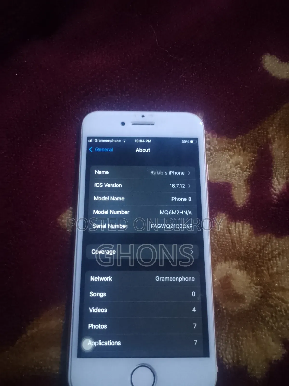 Apple iPhone 8 64 GB Gold