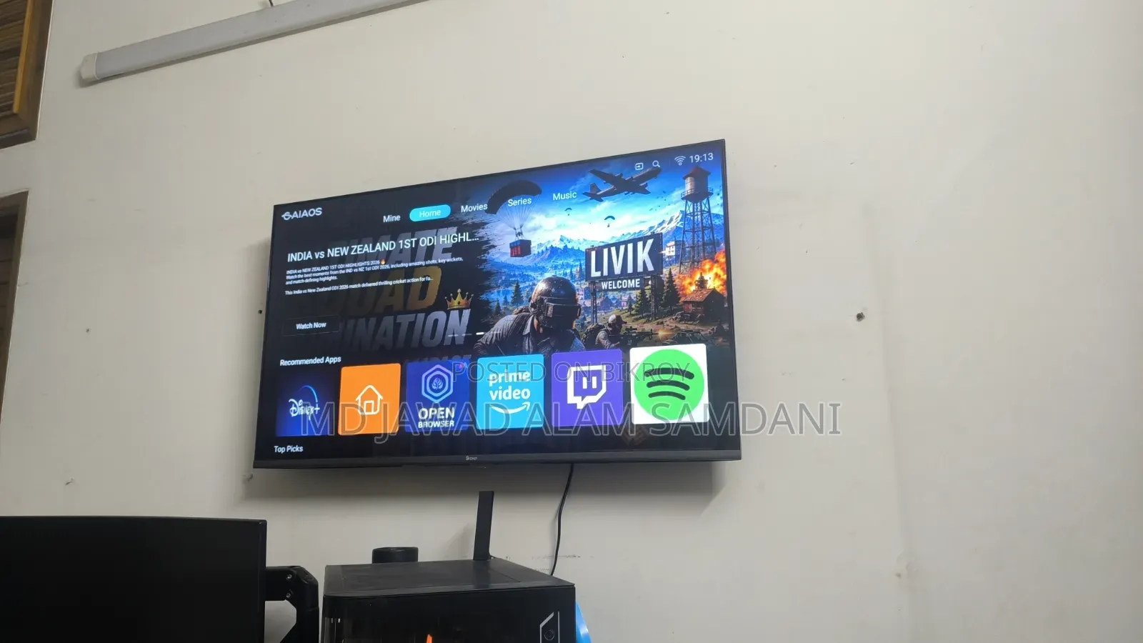Sygnet Android TV. 43" HD ( in YouTube)