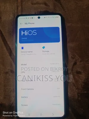 টেকনো ক্যামন ২০ প্রো ২৫৬ জিবি ব্ল্যাক