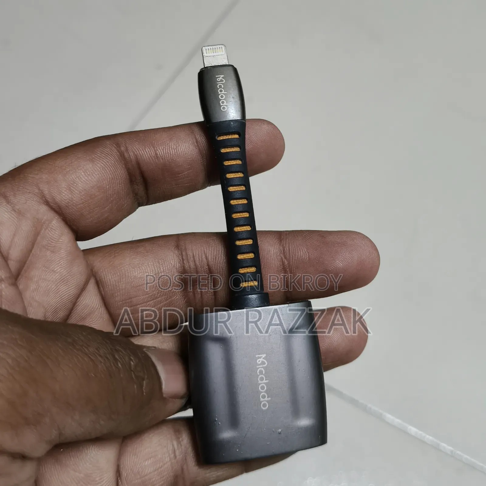 McDodo Lightning to Lightning DC 3.5mm Audio Adapter Converter