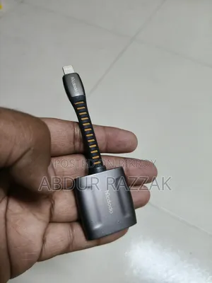 McDodo Lightning to Lightning DC 3.5mm Audio Adapter Converter