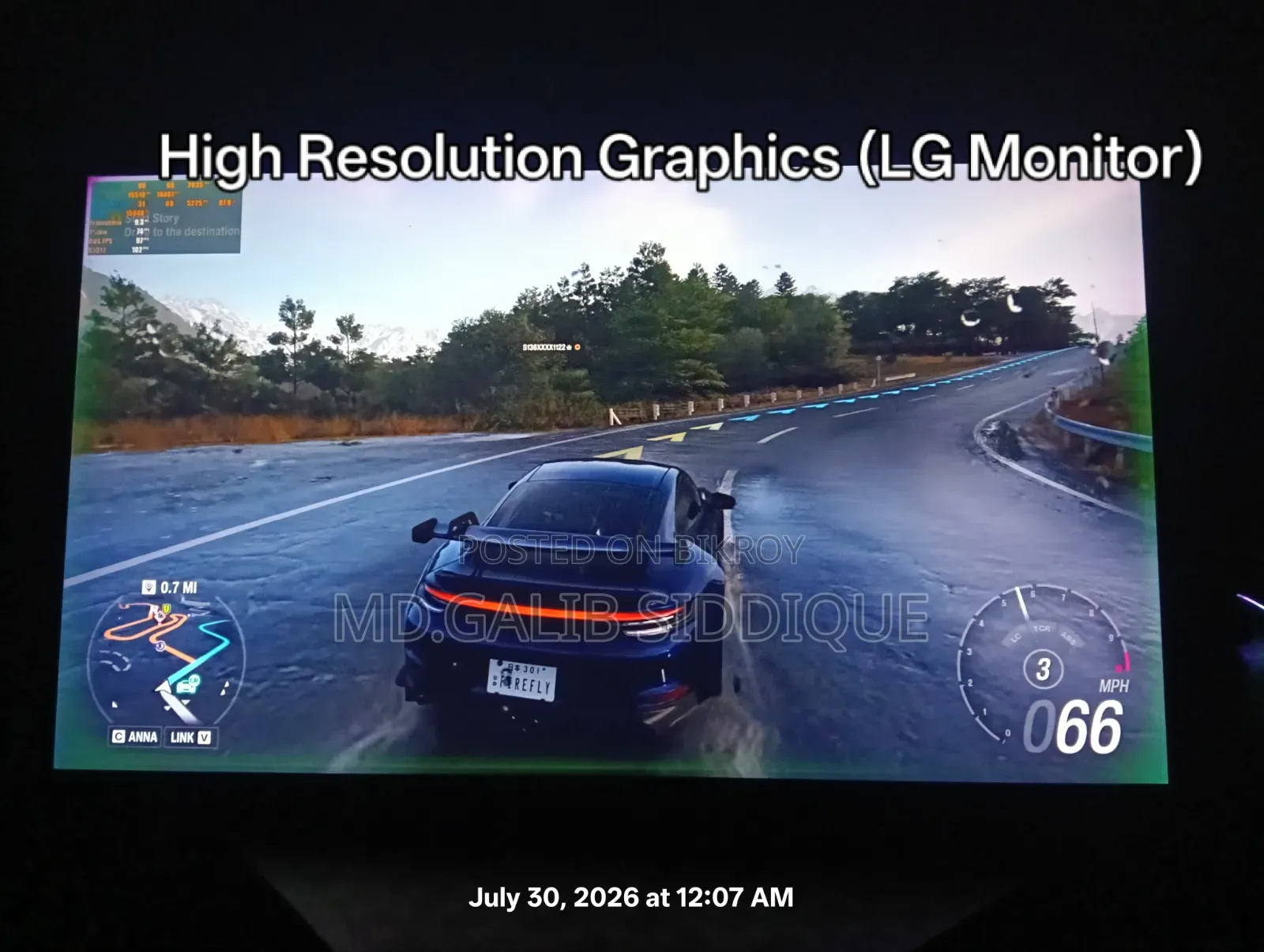 LG/HP V193V 60Hz MSI 200Hz Monitor