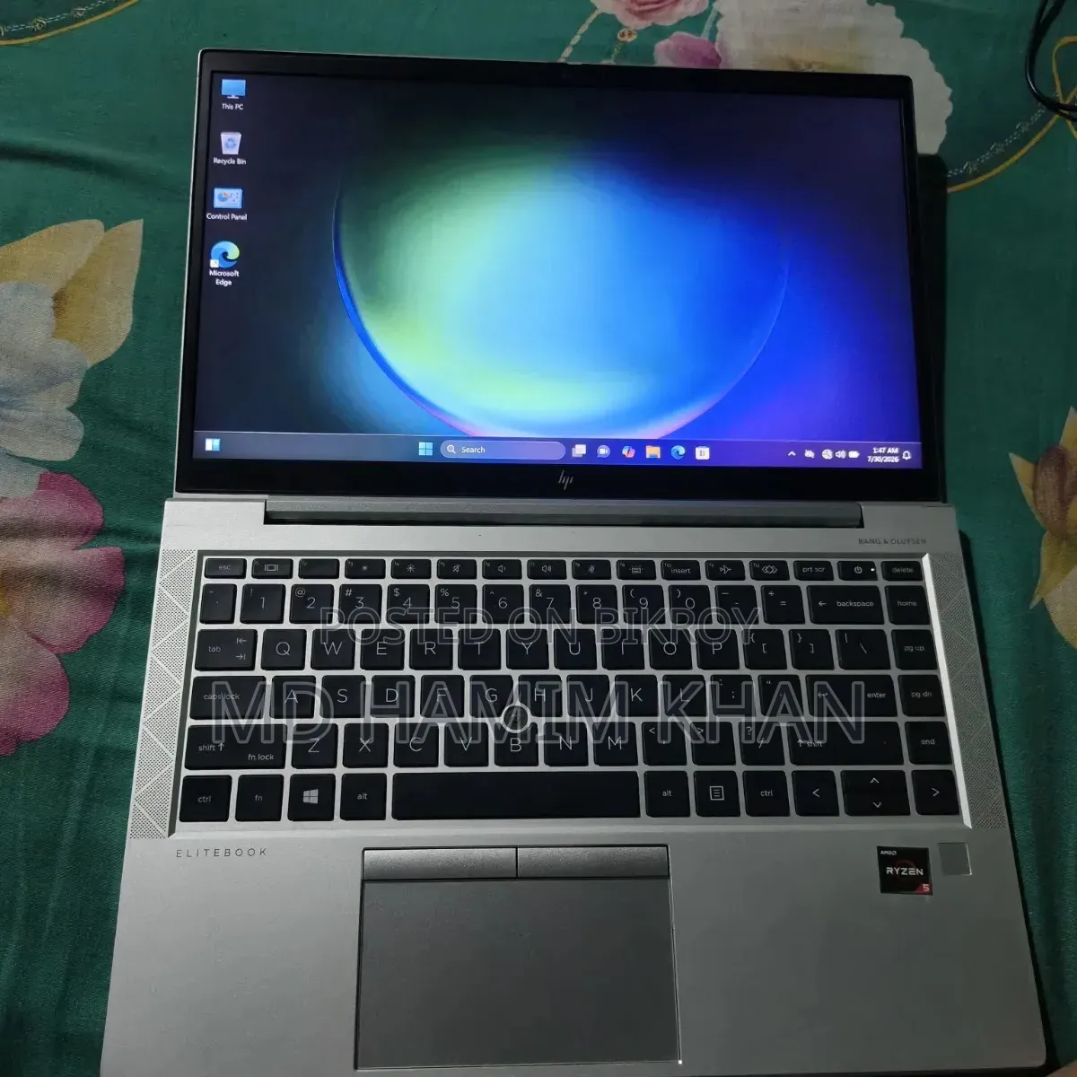 ল্যাপটপ HP EliteBook 840 G7 16GB Intel Core i5 SSD 256GB