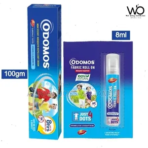 Odomos Cream Fabric Roll-on Combo - 100g Cream Fabric Roll-on 8ml