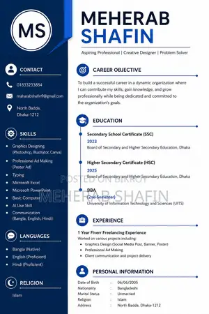 Computing IT CV