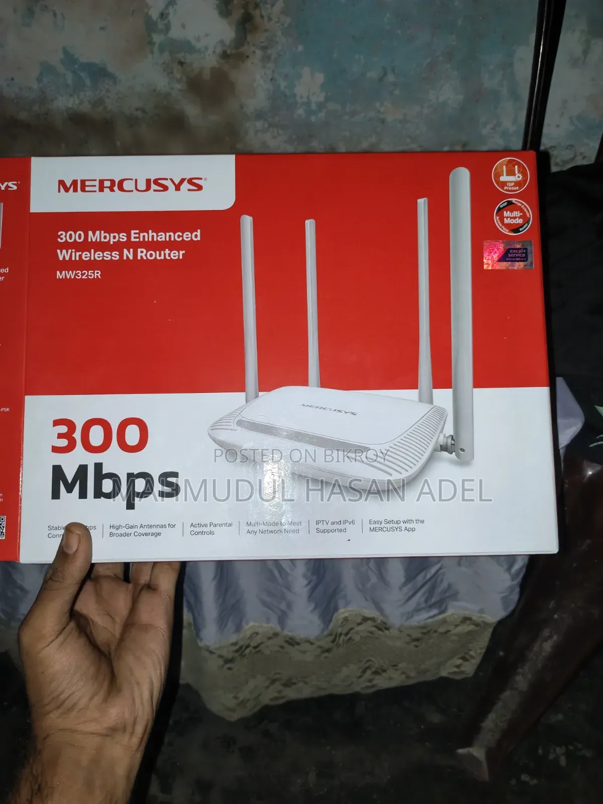 ৩০০ এমবিপিএস এনহ্যান্সড ওয়্যারলেস এন রাউটার Mw325r