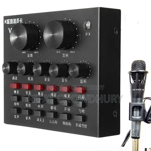 V8 Multifunctional Live Sound Card Durable