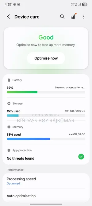 Samsung Galaxy S21 5G 256 GB Gold