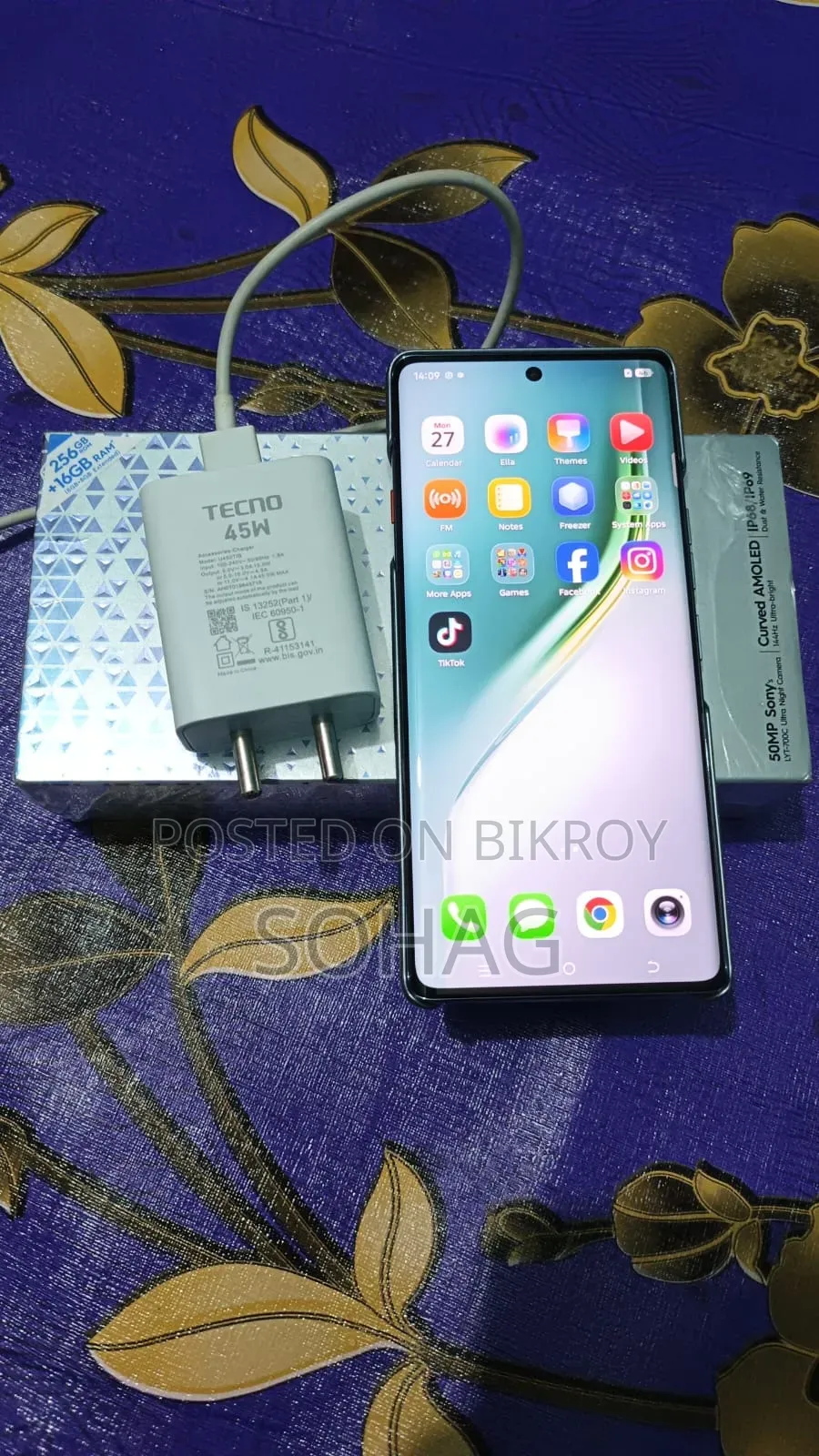 Tecno Camon 40 Pro 5G 256 GB Black