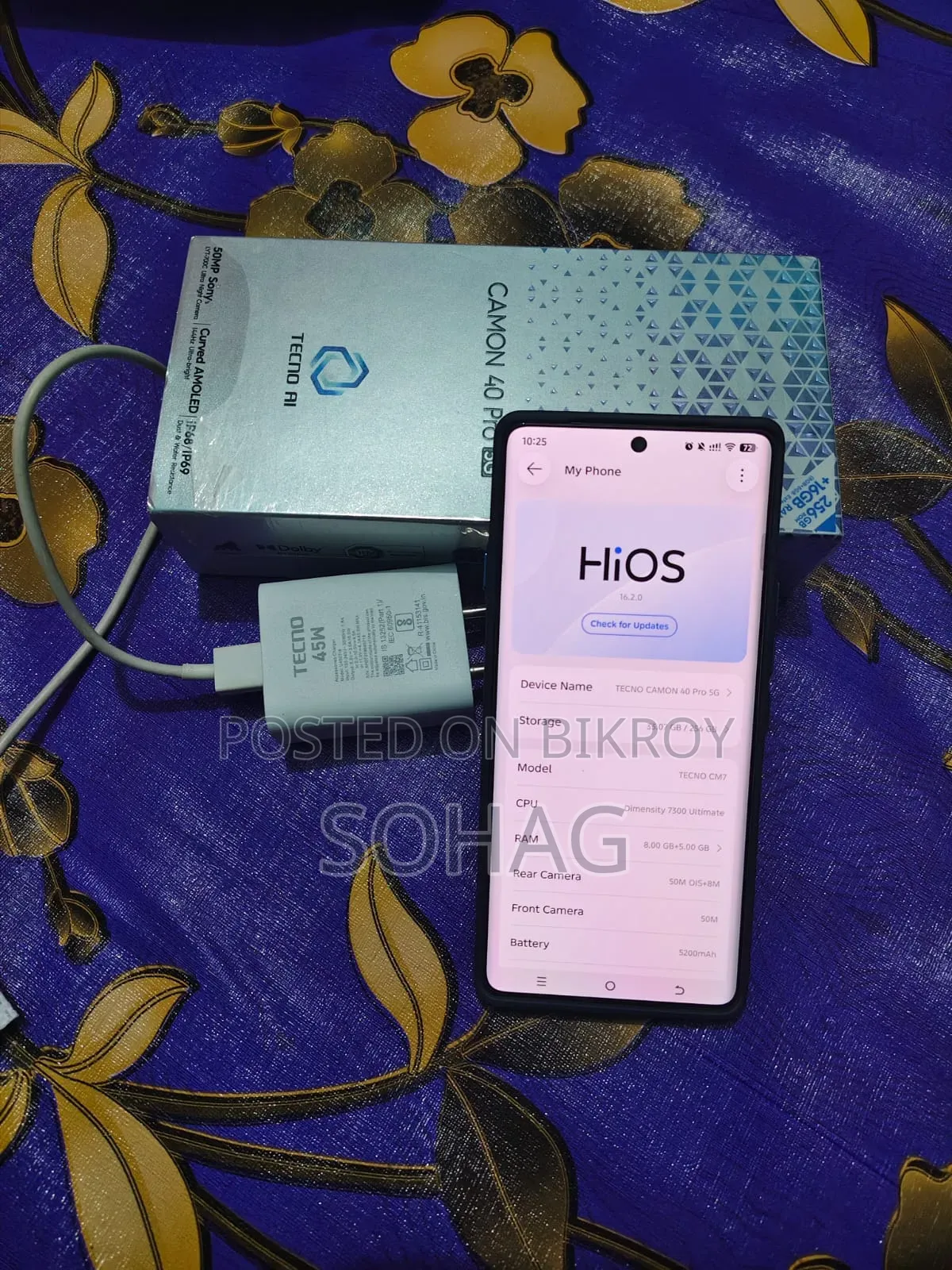 Tecno Camon 40 Pro 5G 256 GB Black