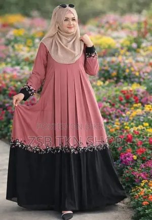 Embroidery Contrast Borka (Only Borka)