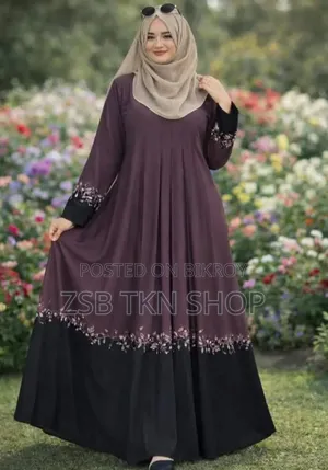 Embroidery Contrast Borka (Only Borka)