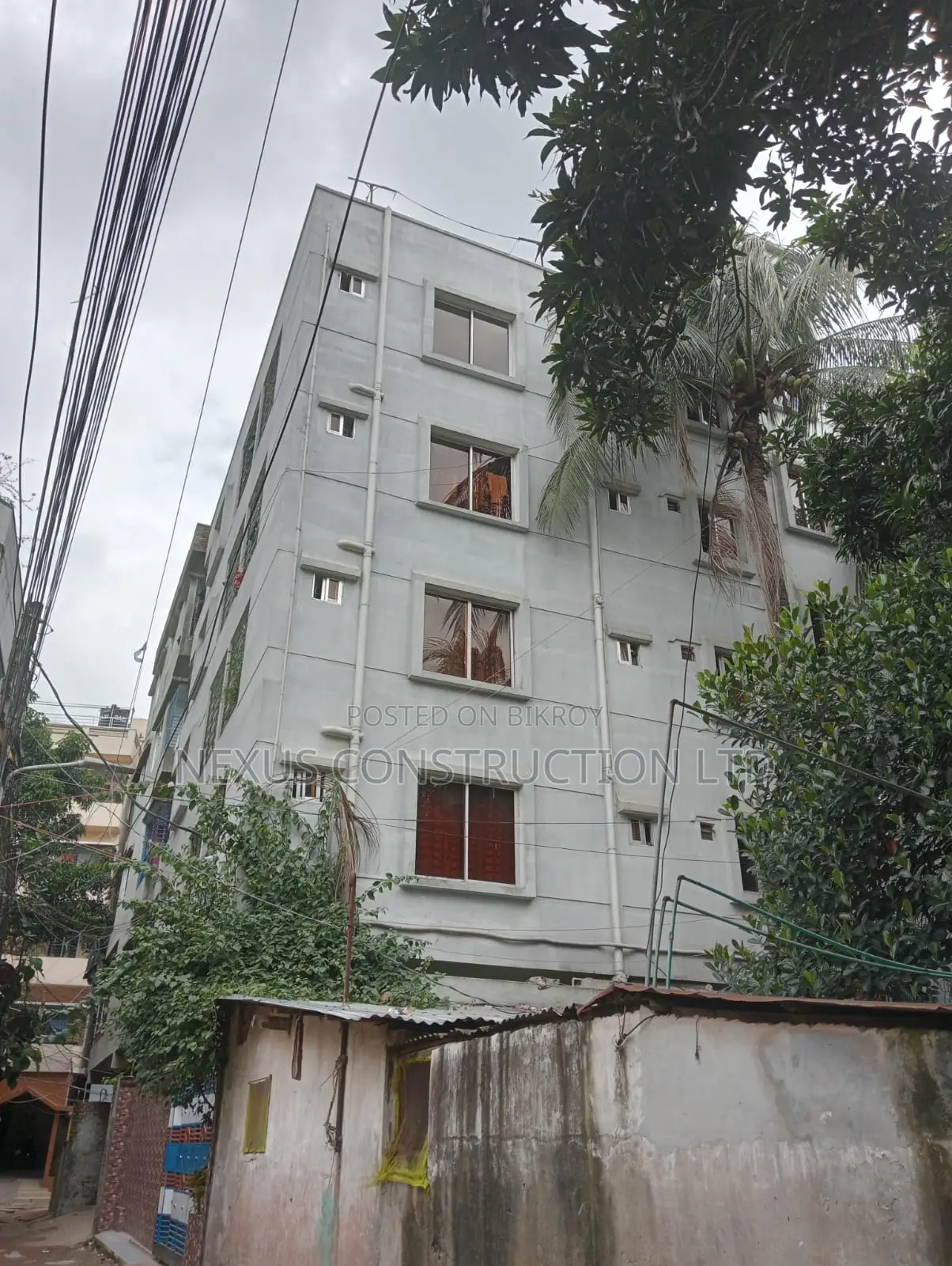 Buy land at the price of a flat, build a house right now.