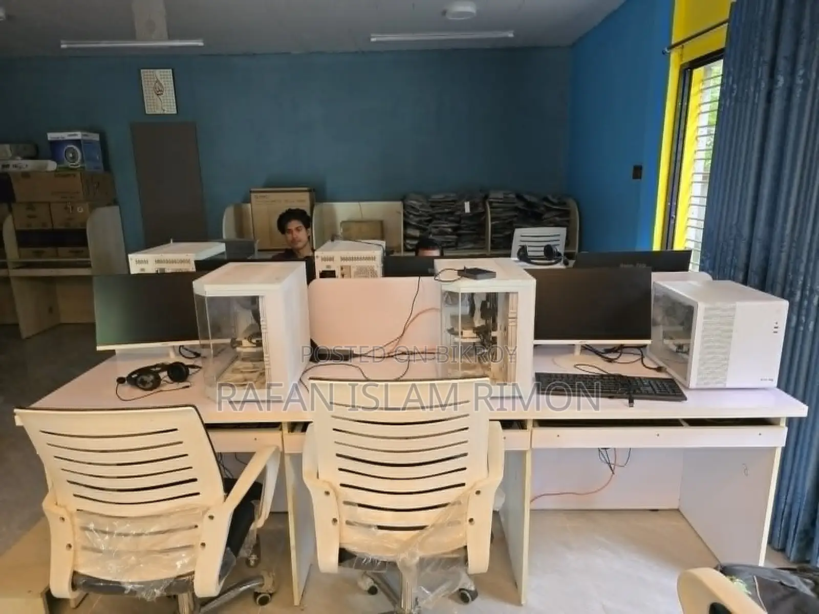 6-Person Office Workstation/Work Table for Sale