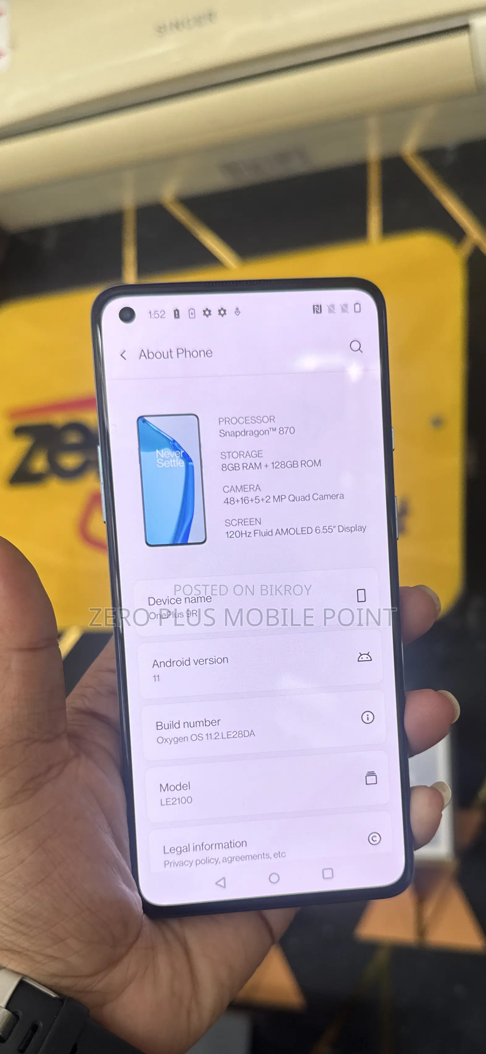 OnePlus 9R 128 GB Blue