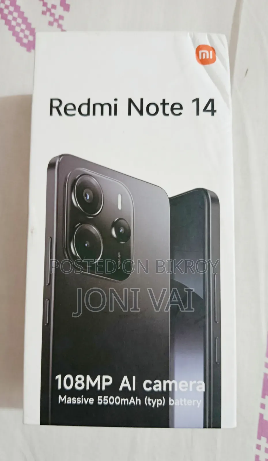 শাওমি রেডমি নোট ১৪ ৫জি ২৫৬ জিবি গ্রে