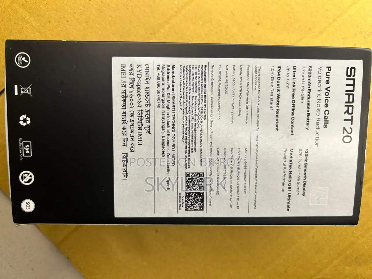 Infinix Smart 20 64 GB Orange