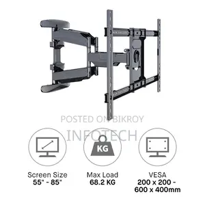 NB P65 (55-85) Inch Heavy Duty TV Moving Wall Mount Bracket