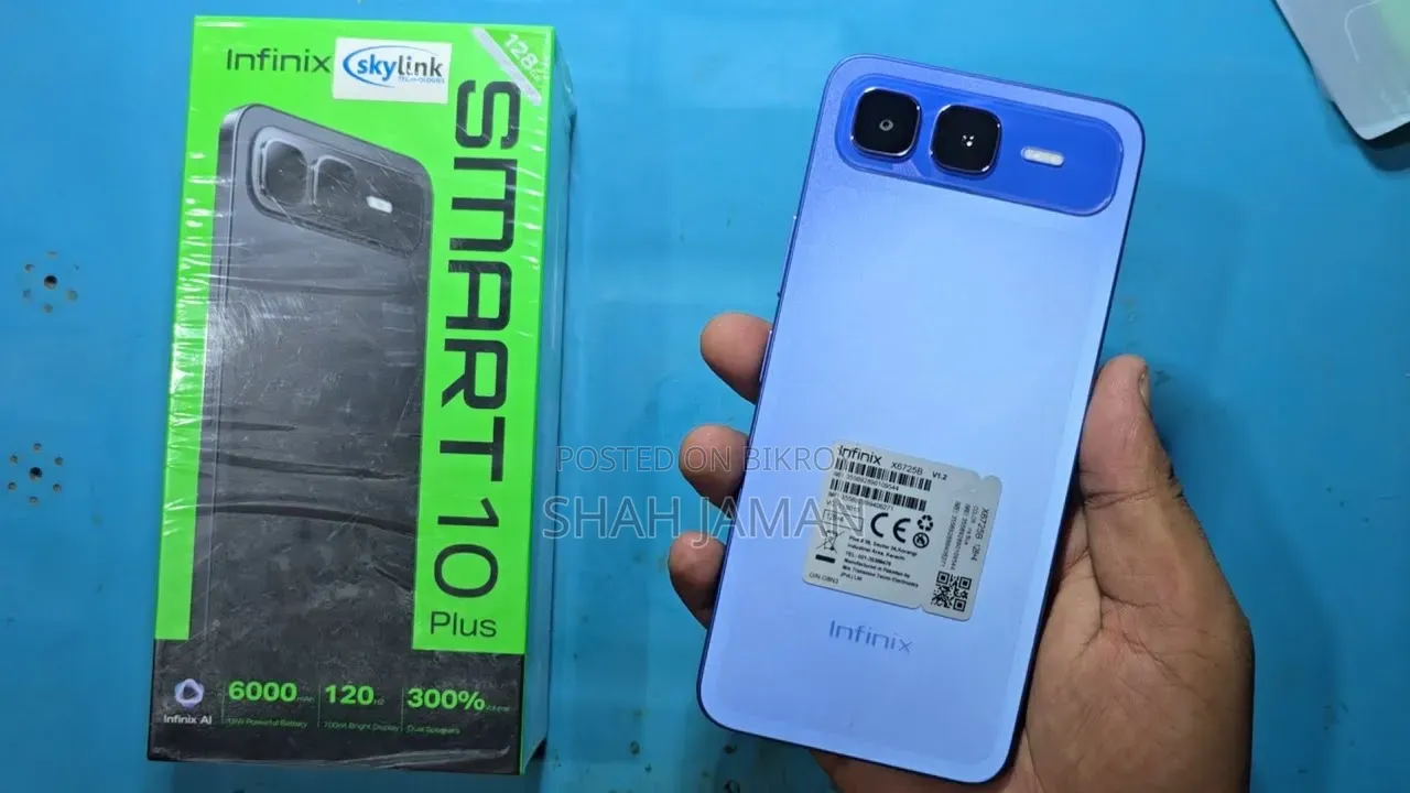 Infinix Smart 10 Plus 128 GB Blue