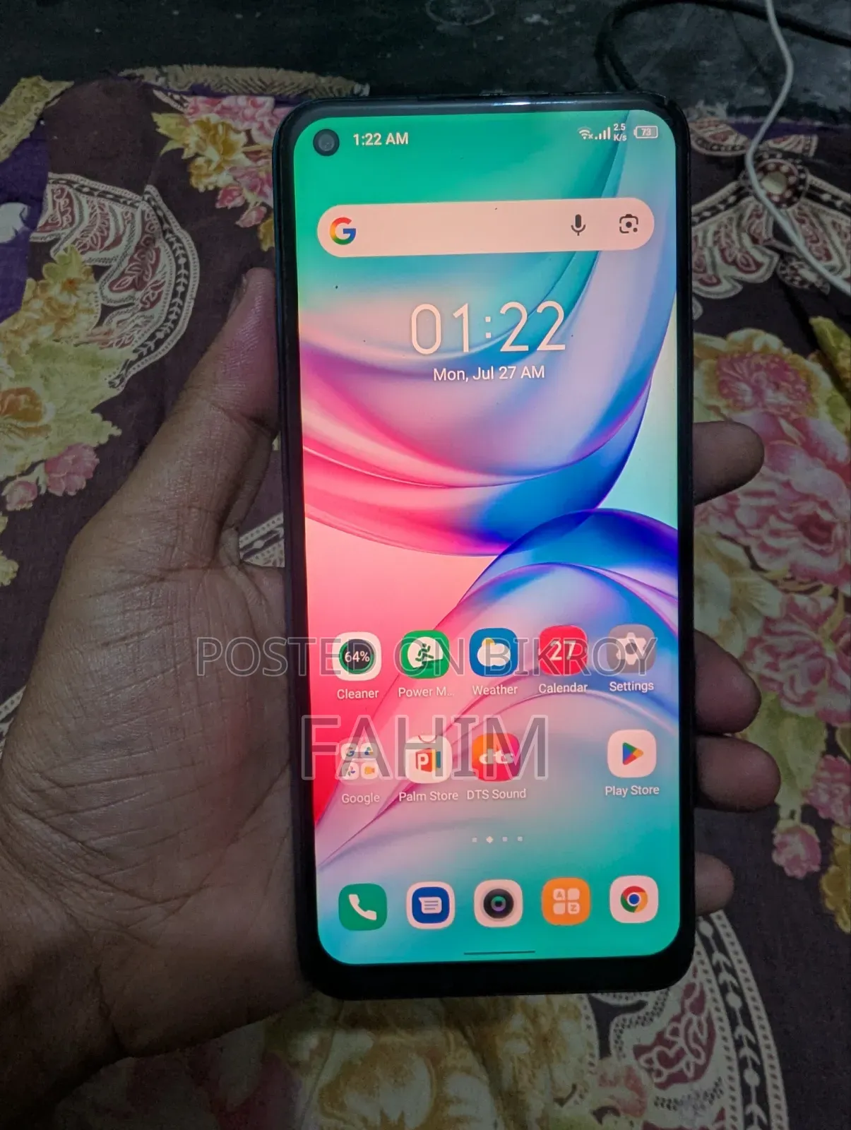 ইনফিনিক্স হট ১০ ১২৮ জিবি ব্লু