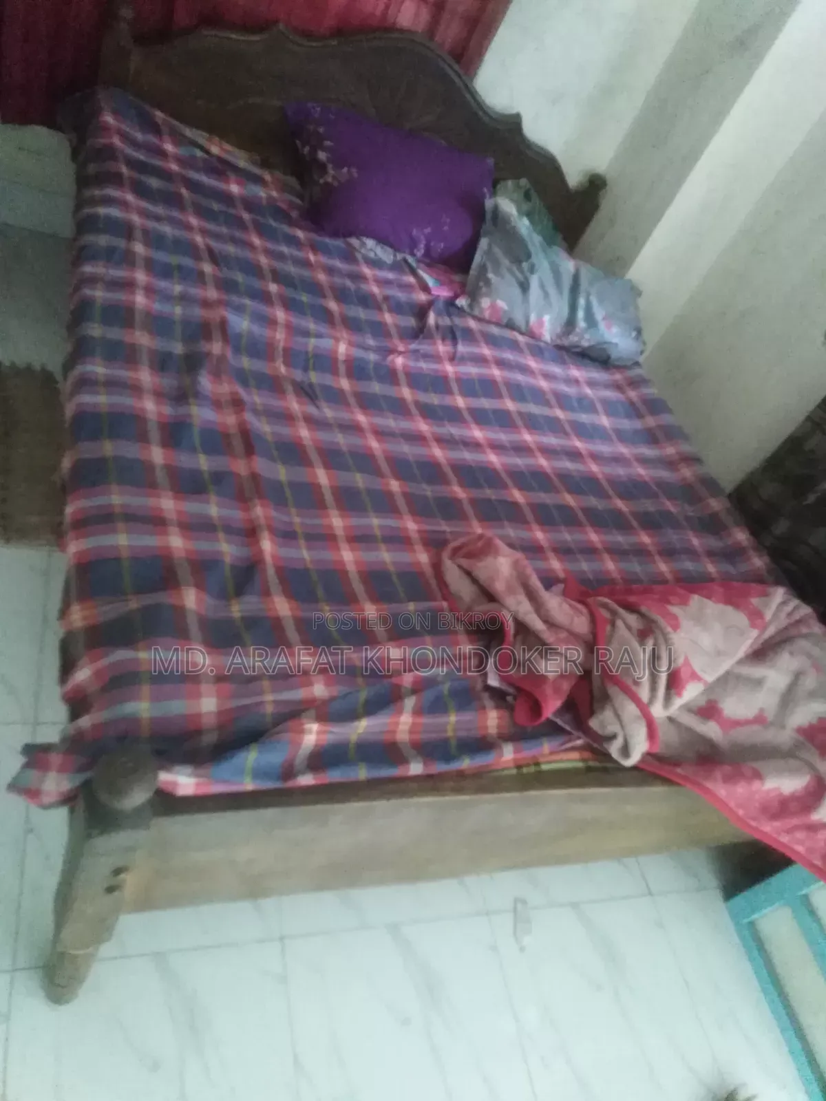 Bed for Sale Not Teak Wood