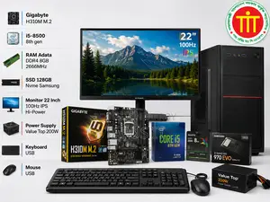 নতুন ডেস্কটপ কম্পিউটার Gigabyte 8GB Intel Core I5 SSD 128GB