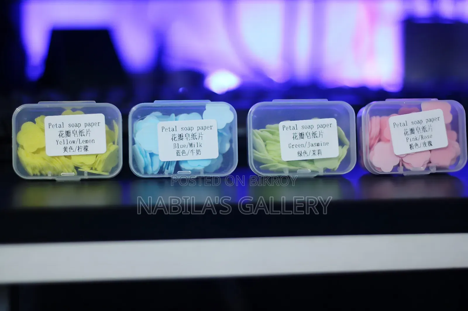 Premium Paper Soap 4 Pcs Combo (4 Flavour Combo Pack)