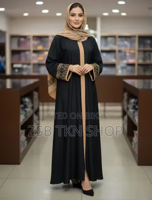 Sneha Embroidery Borka With Hijab