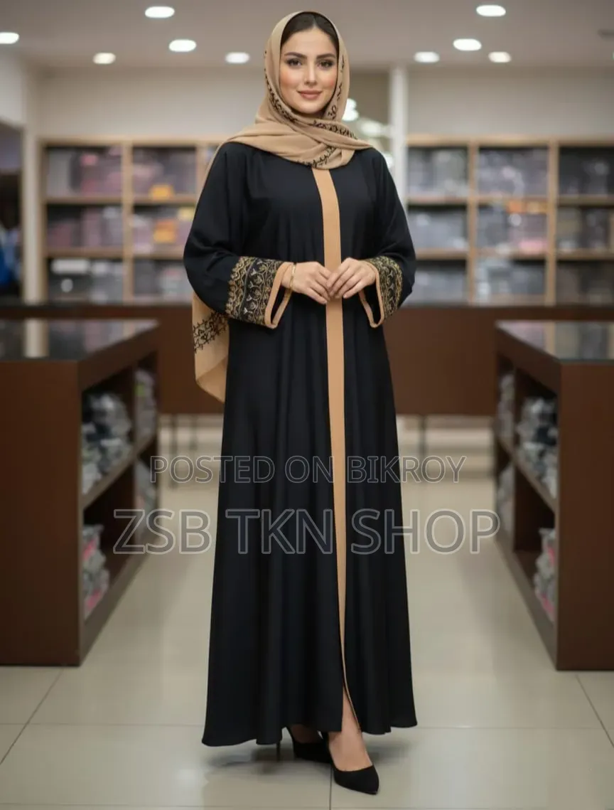 Sneha Embroidery Borka With Hijab