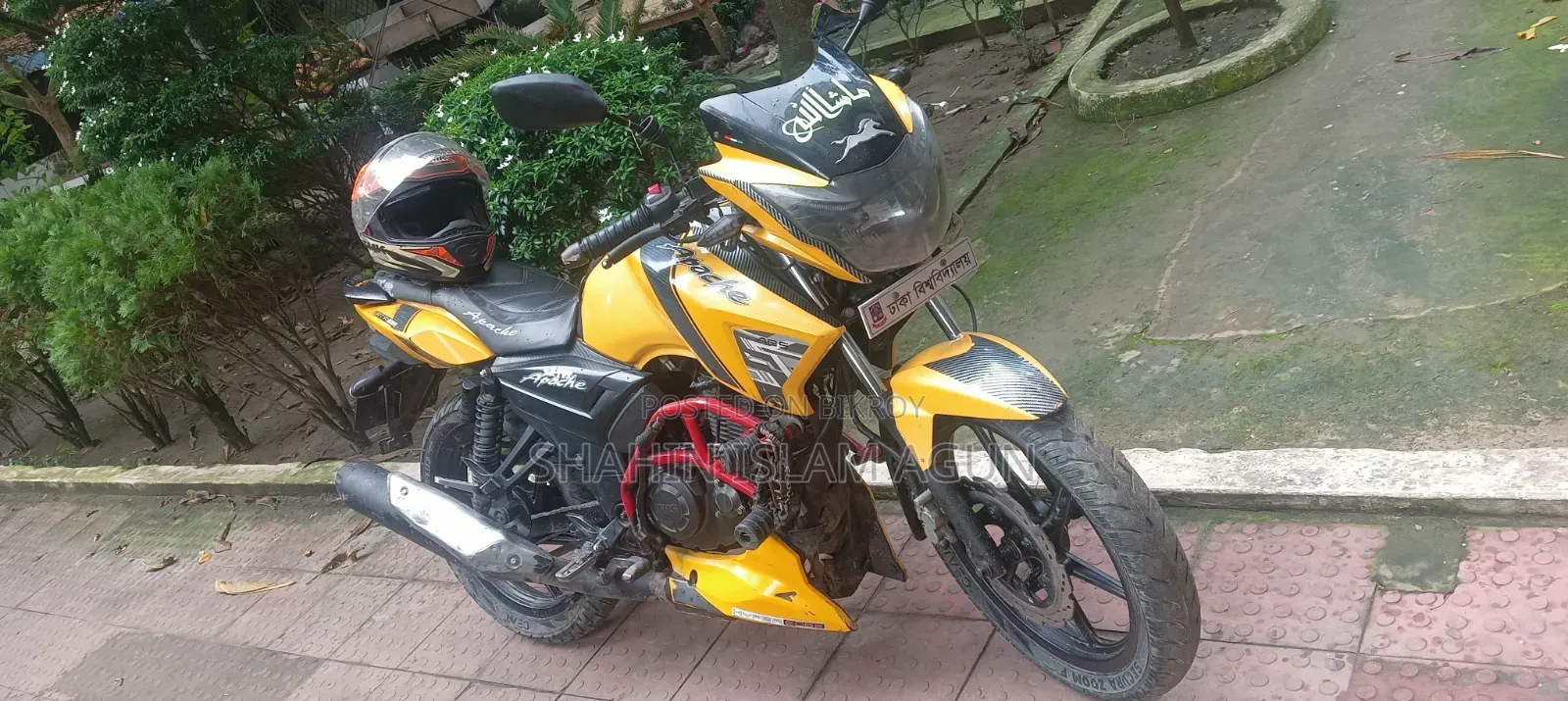 TVS Apache RTR 160 2V 2012 Yellow