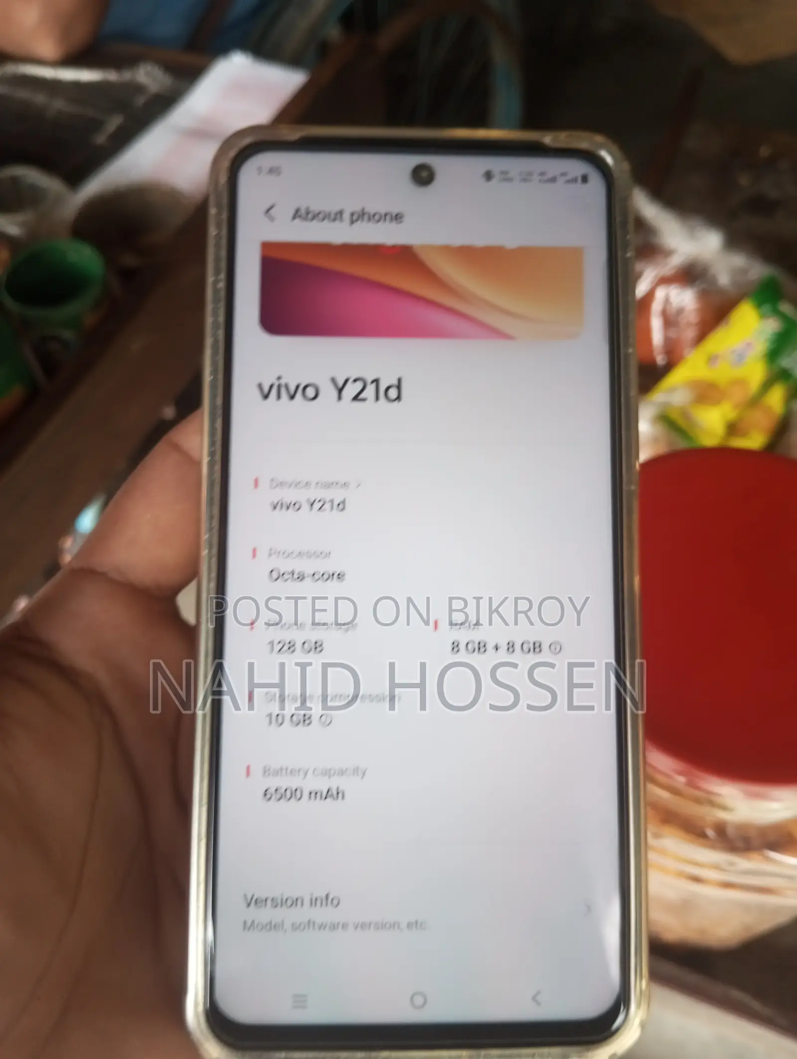 Vivo Y21d 128 GB Purple