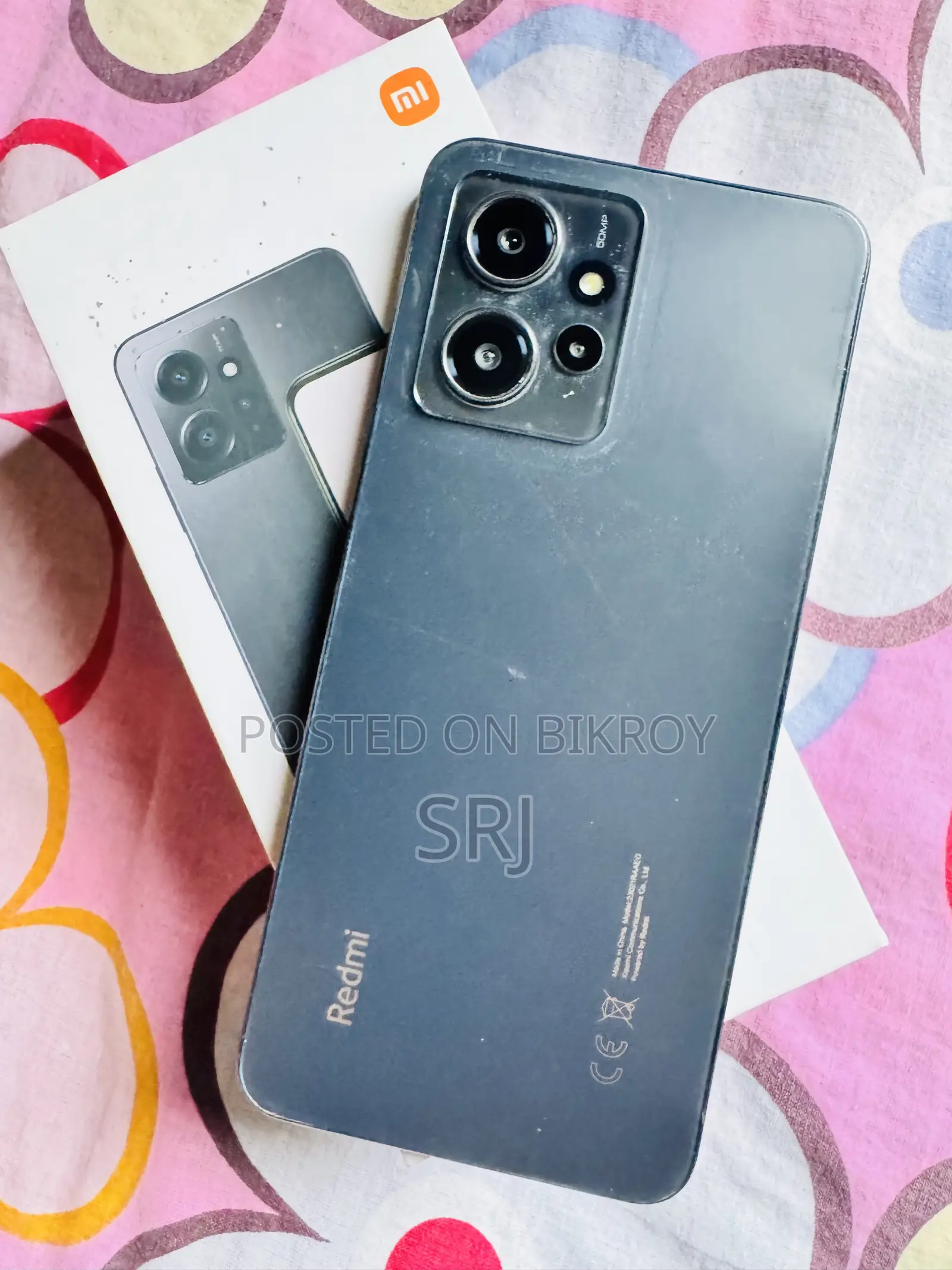 শাওমি রেডমি নোট ১২ ১২৮ জিবি কালো