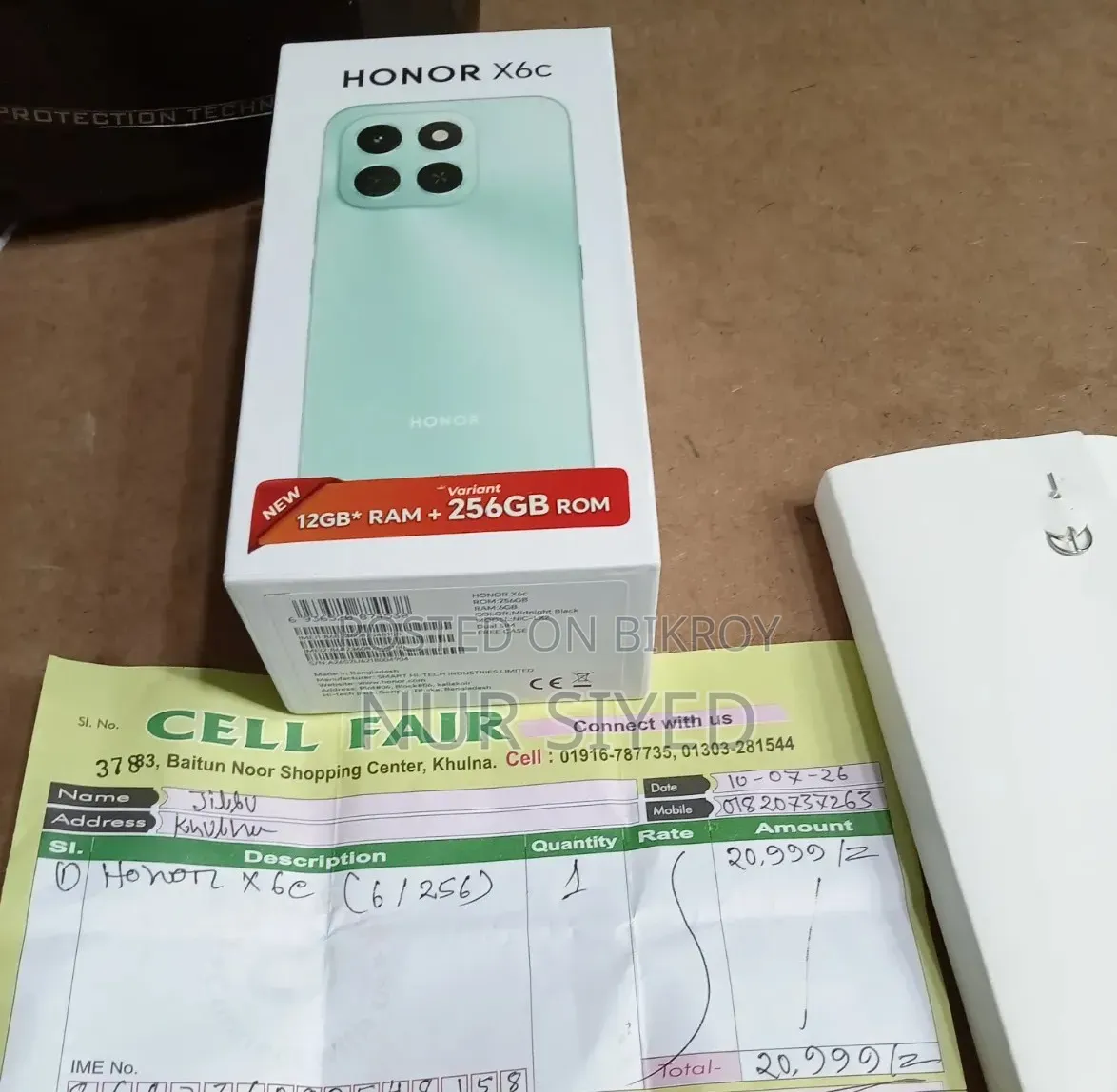 New Honor X6C 256 GB Black