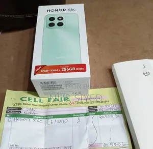 New Honor X6C 256 GB Black