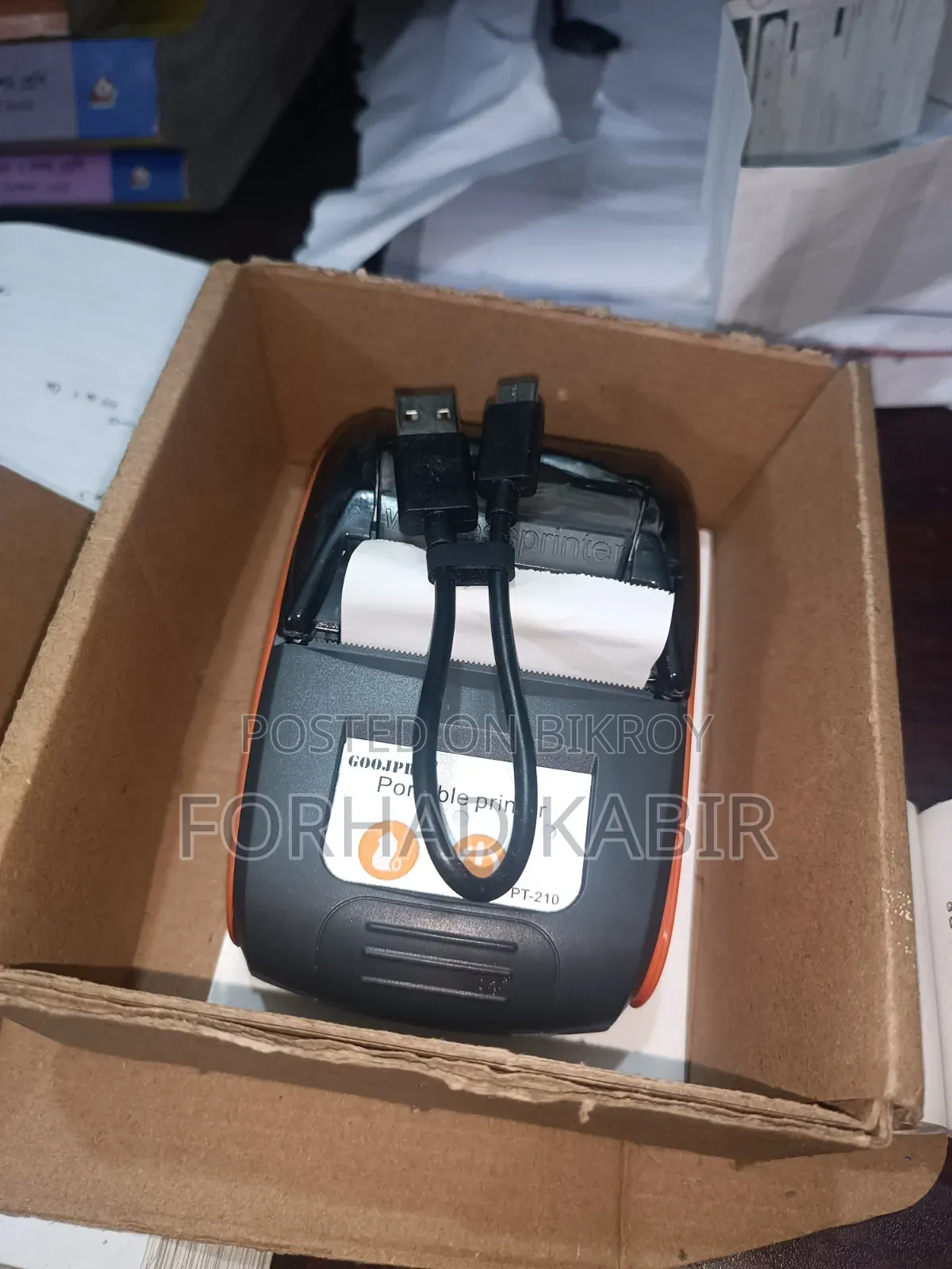 Portable Printer With 5 Extra Rolls