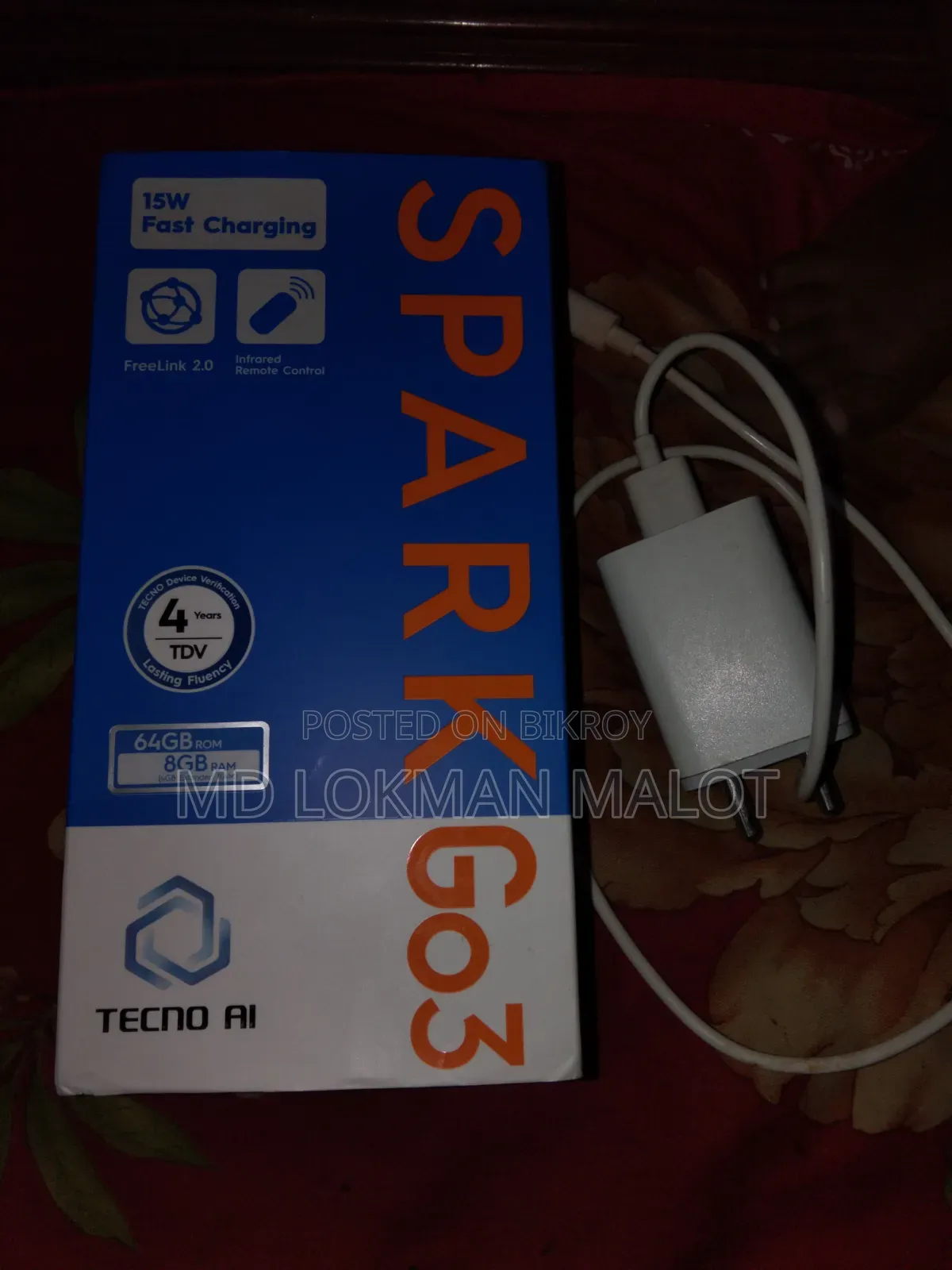 Tecno Spark Go 64 GB Silver