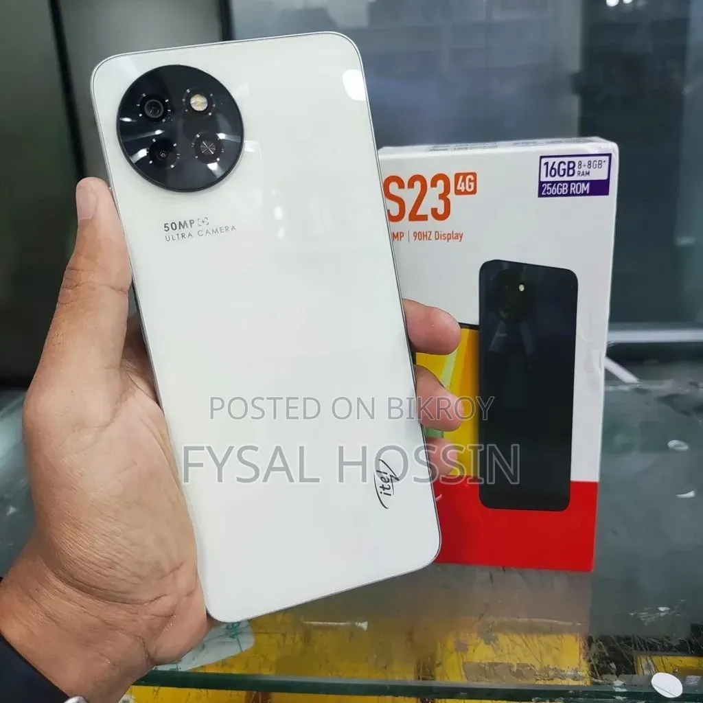 আইটেল এস২৩ ১২৮ জিবি সাদা