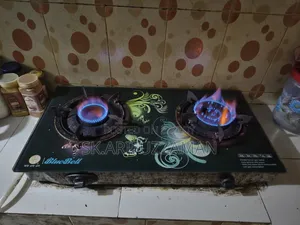 RFL BlueBell Double Burner Glass Top Gas Stove For Sale