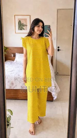 Cotton T-shirt and Pant Set