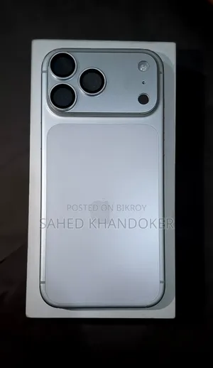 অ্যাপল আইফোন ১৭ প্রো ম্যাক্স ২৫৬ জিবি সিলভার