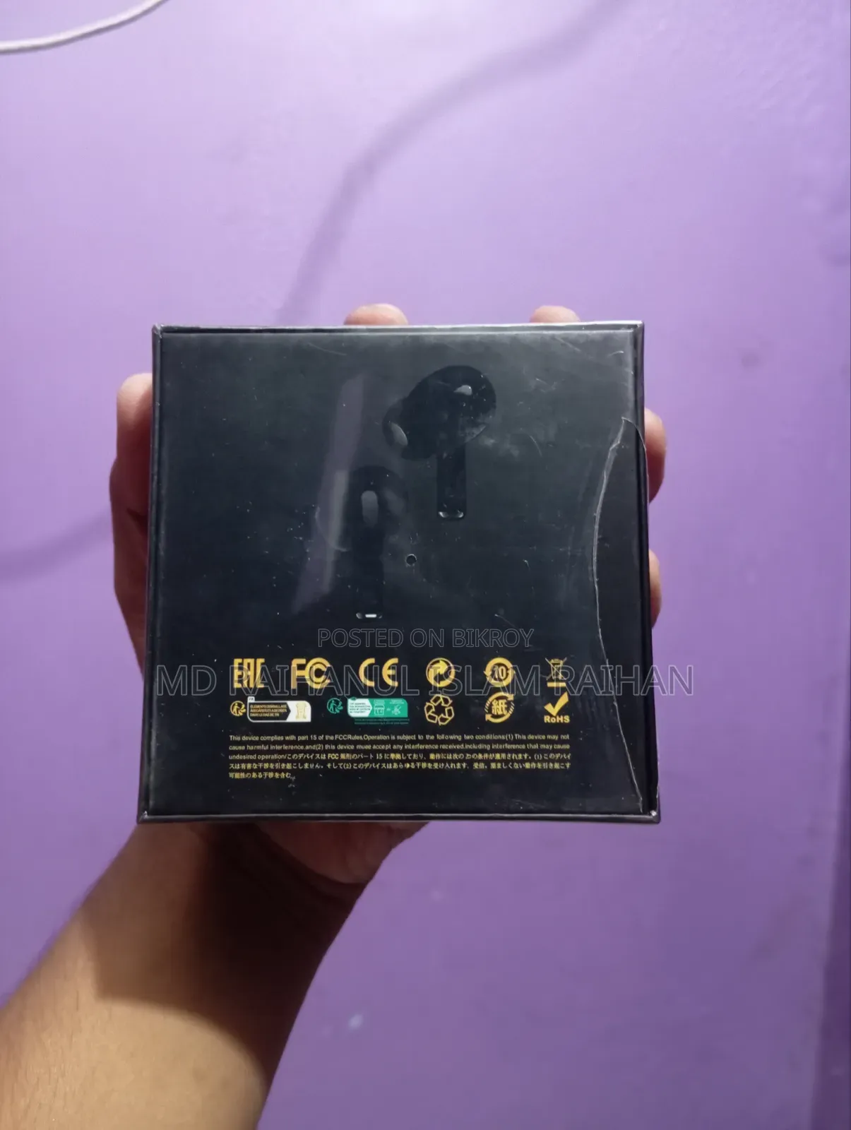 A9 Pro স্মার্ট টাচ স্ক্রিন ওয়্যারলেস এয়ারবাডস – একটিভ নয়েজ ক্যান্সেলেশন