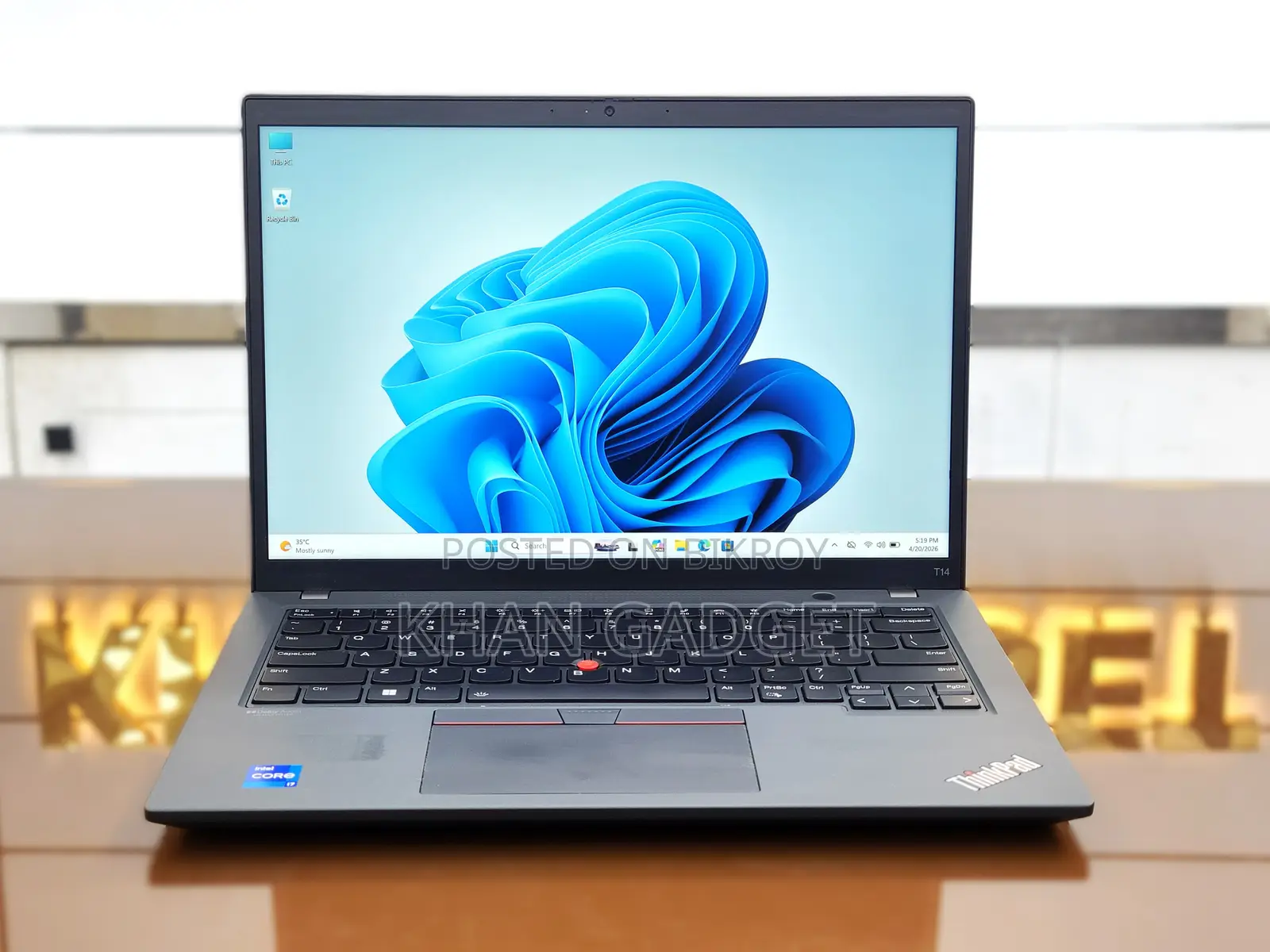 Laptop Lenovo ThinkPad T14 G3 16GB Intel Core I7 SSD 256GB