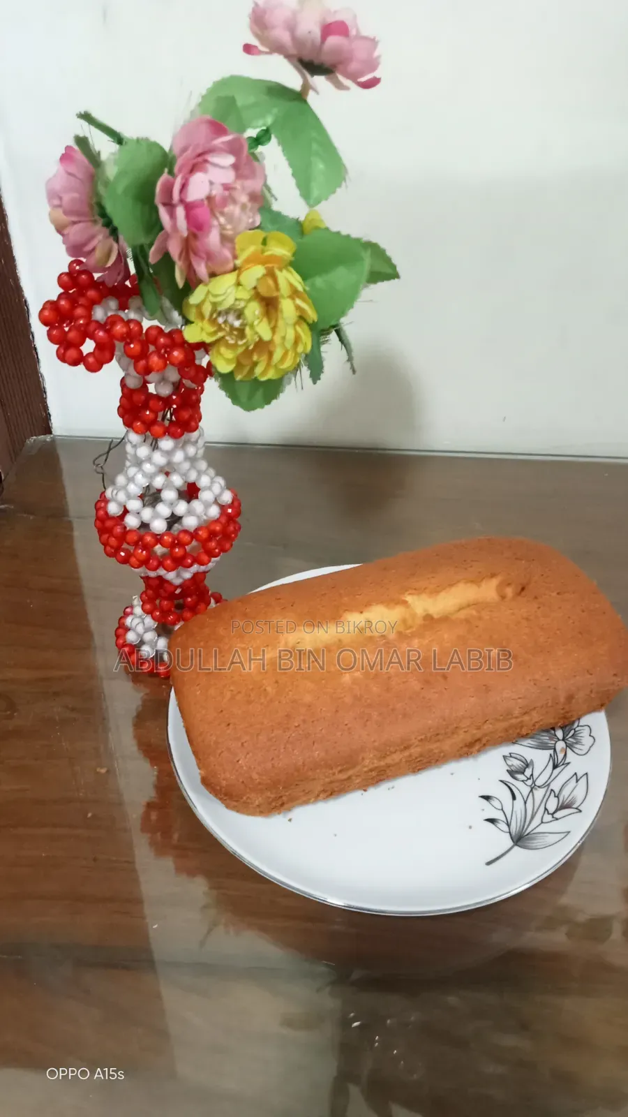 হোম মেড ভেনিলা পাউন্ড কেক