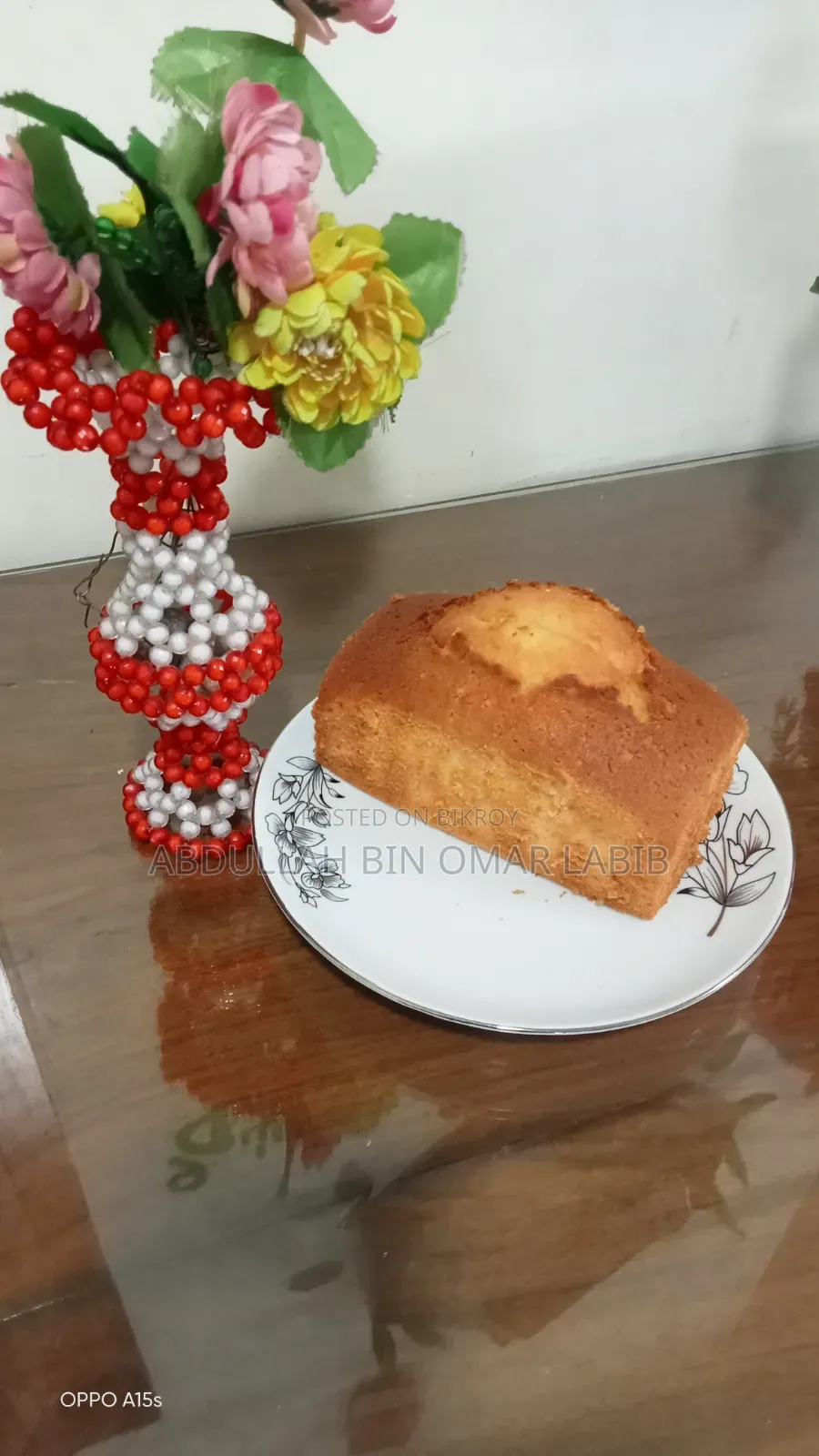 হোম মেড ভেনিলা পাউন্ড কেক