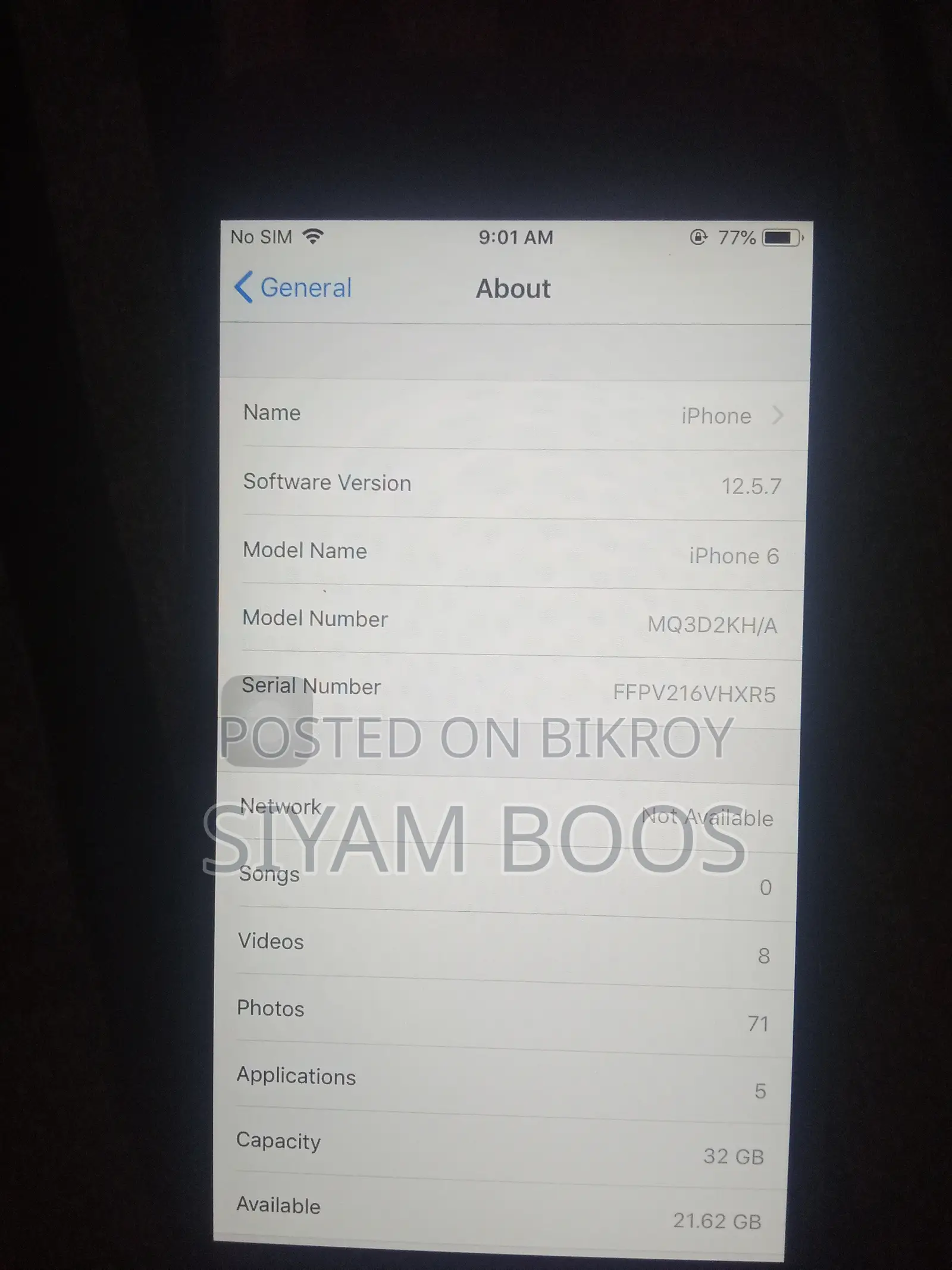 Apple iPhone 6 32 GB Silver