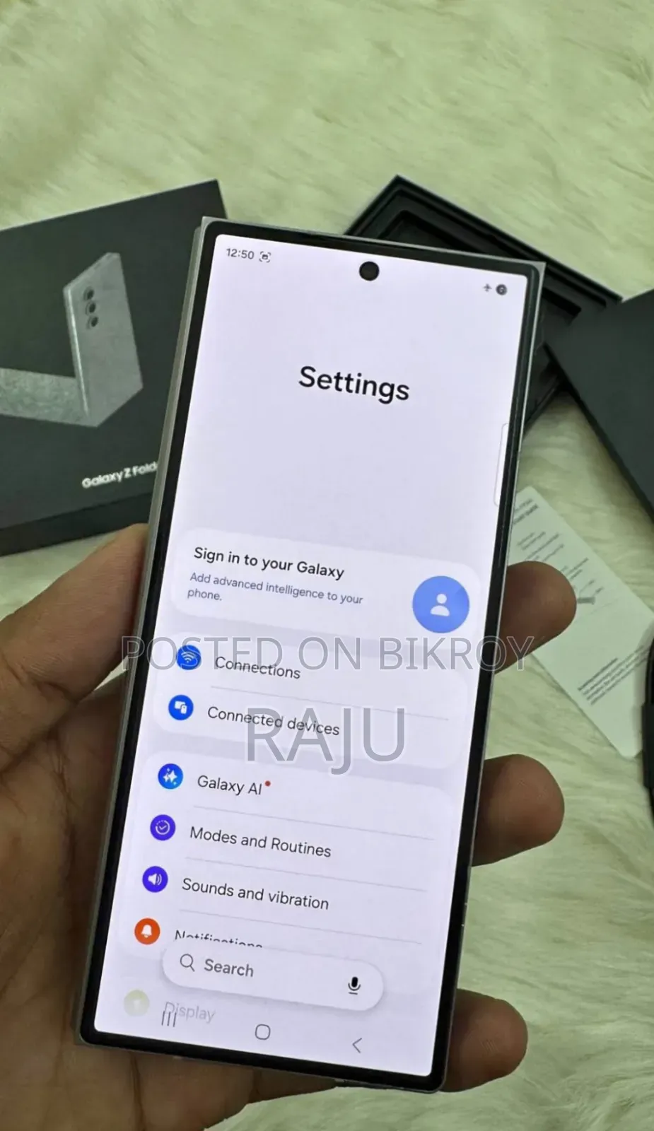 Samsung Galaxy Z Fold6 256 GB Silver
