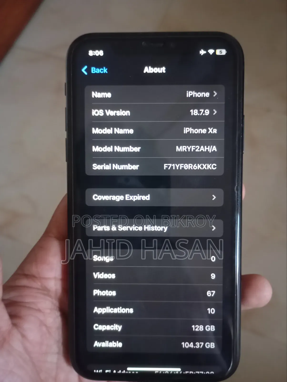 Apple iPhone XR 128 GB Black