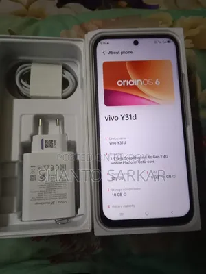 New Vivo Y31 128 GB White