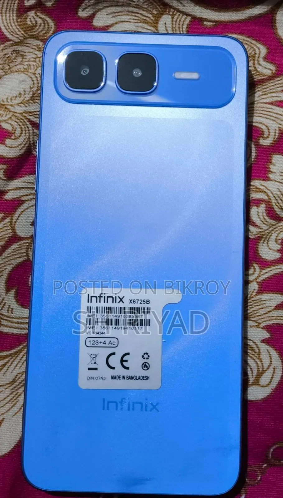 Infinix Smart 10 Plus 128 GB Blue